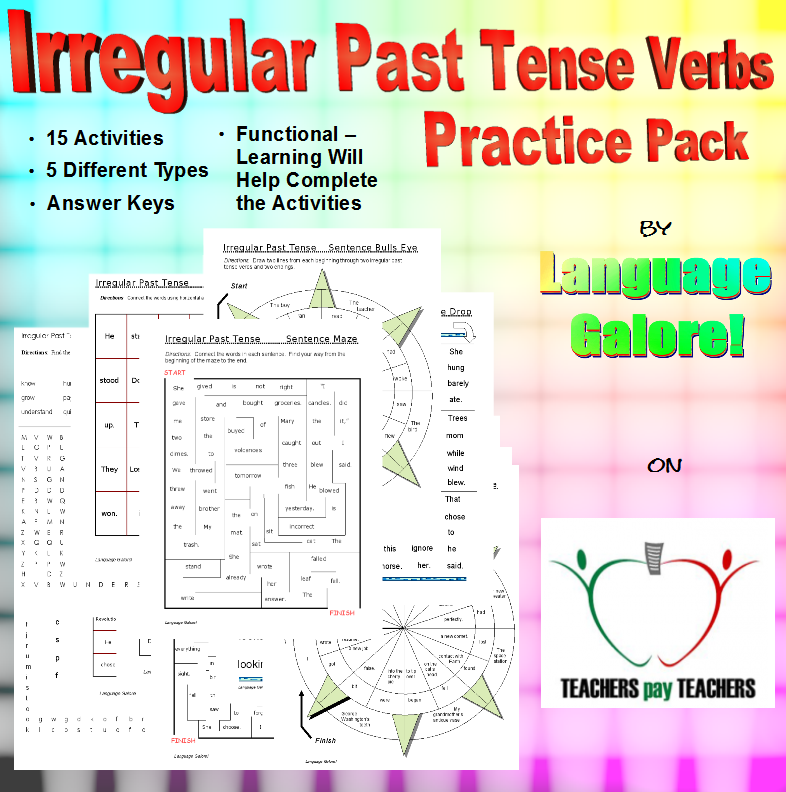 past tense verbs word list